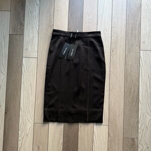 Dolce & Gabbana Classic Black Pencil Skirt